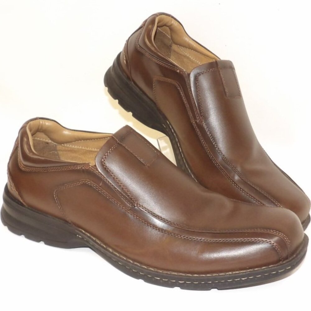 Docker's Men's Agent Leather Dress Casual Slip On Loafers Size 13M